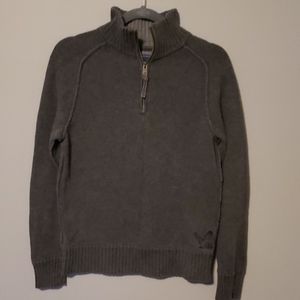 American Eagle Men's Quarter Zip Sweater